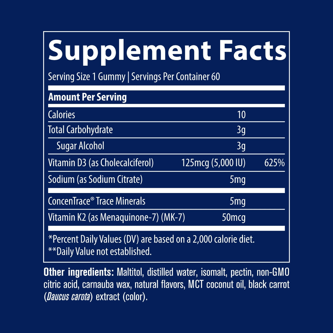 Vitamin D3 + K2