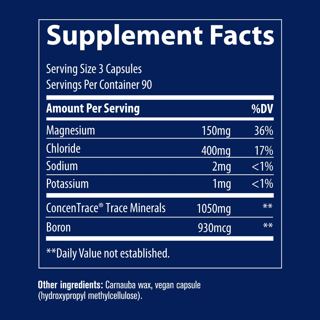 ConcenTrace® Trace Mineral Capsules