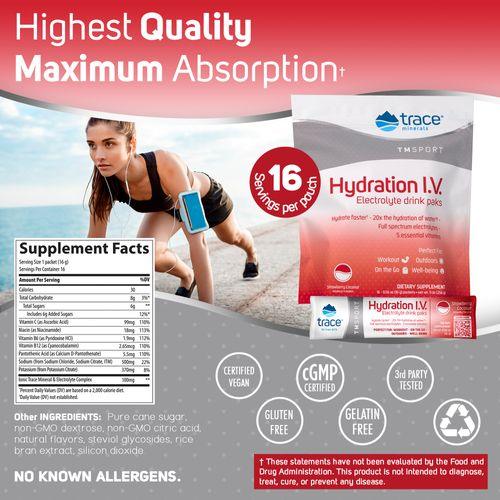 Hydration I.V. Electrolyte Strawberry Coconut - Trace Minerals
